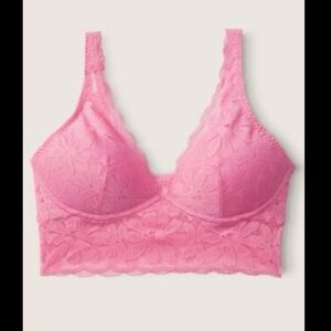 Victoria's Secret PINK lace longline bralette